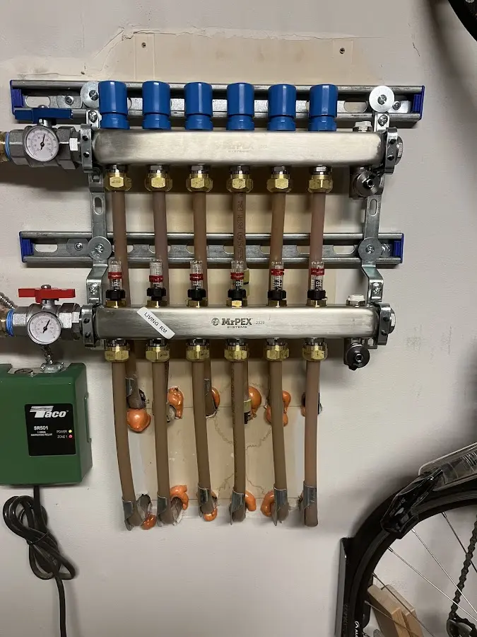 Plumber performing Leak Detection at a residential property in Alexander